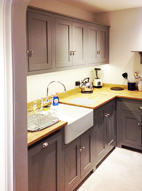 deVOL-kitchens-blog-shaker-Lead-a maida vale pied-à-terre-London-Little Venice-Mansion block-simple-style-floors of stone- Botticino Tumbled Marble Tiles