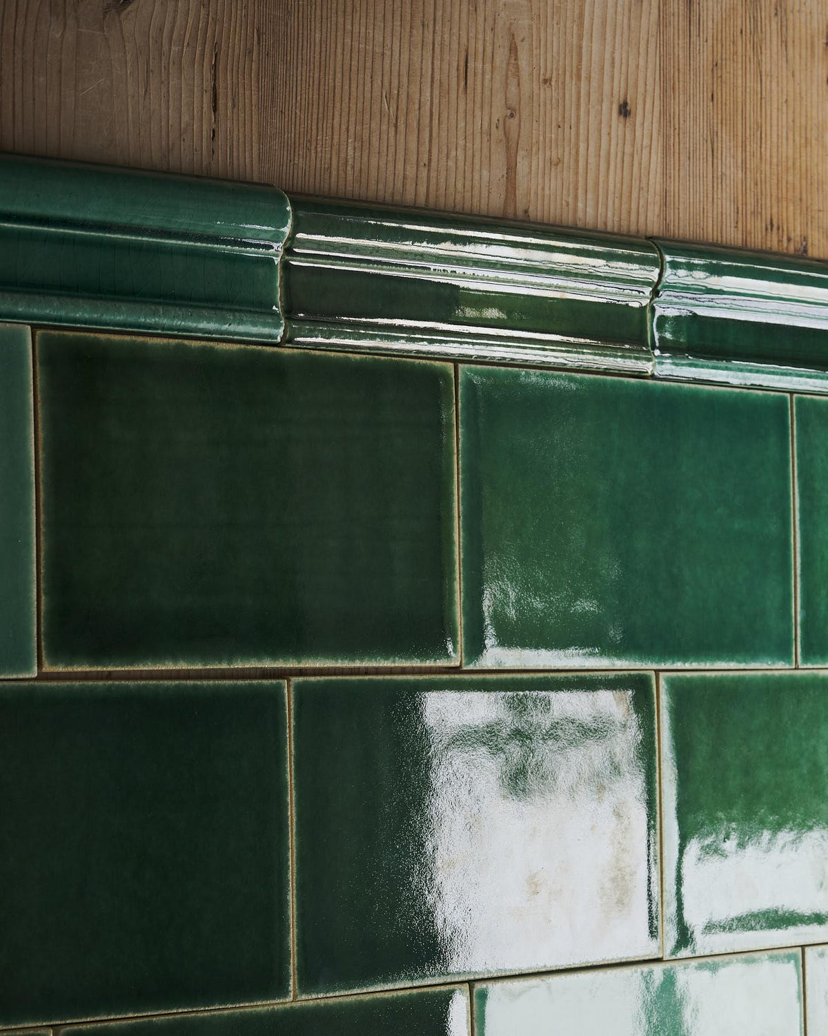 Emerald Green Border Tile TEST