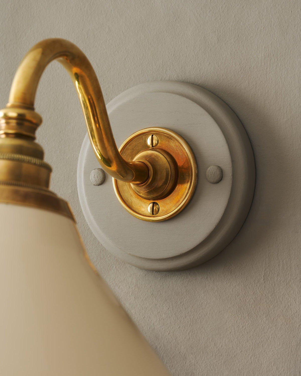 The Heirloom Wall Light with Creamware Shade TEST