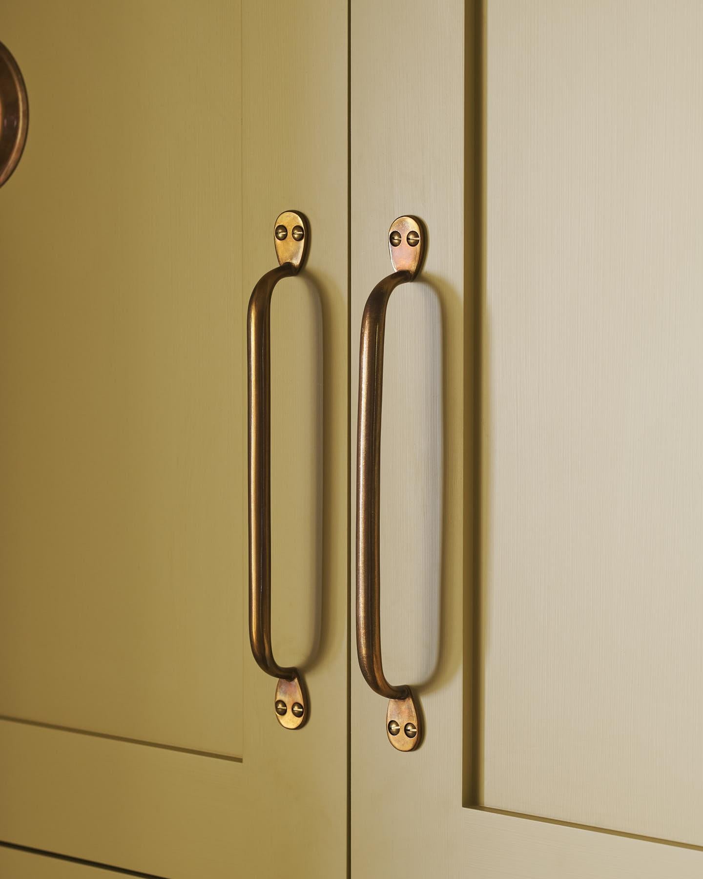 Aged Brass Pull Handle - Extra Large