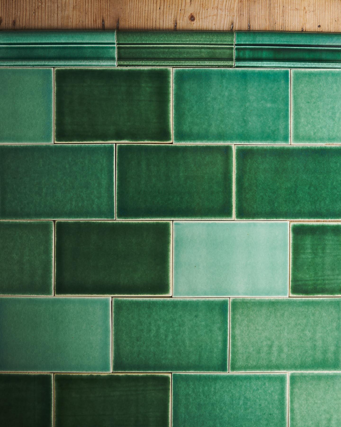 Emerald Green Border Tile