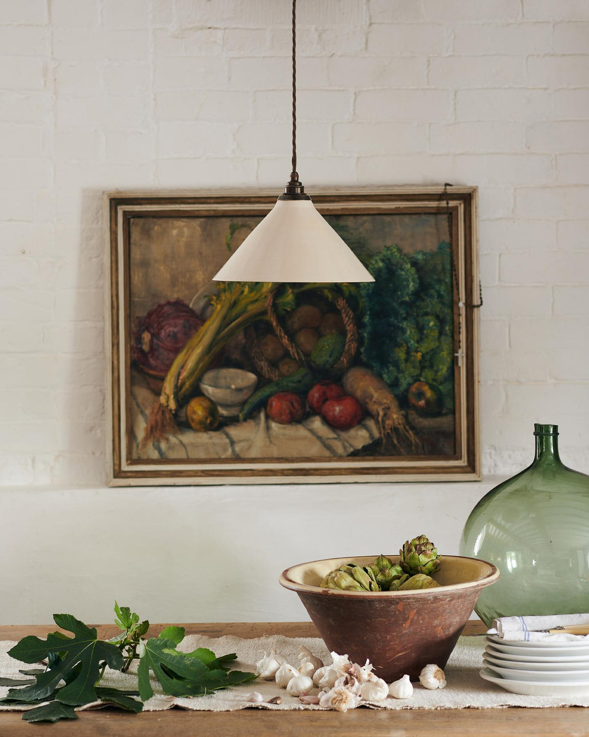 The Creamware Pendant Light - Small TEST
