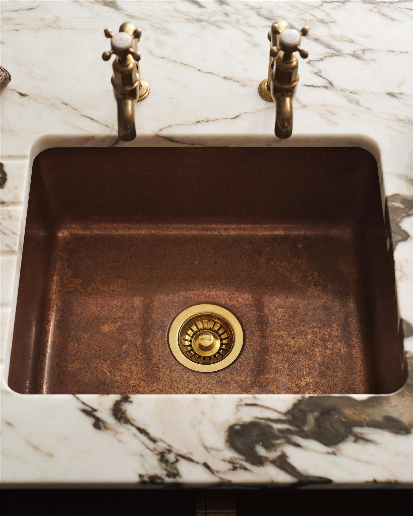 deVOL 500 Single Aged Copper Sink