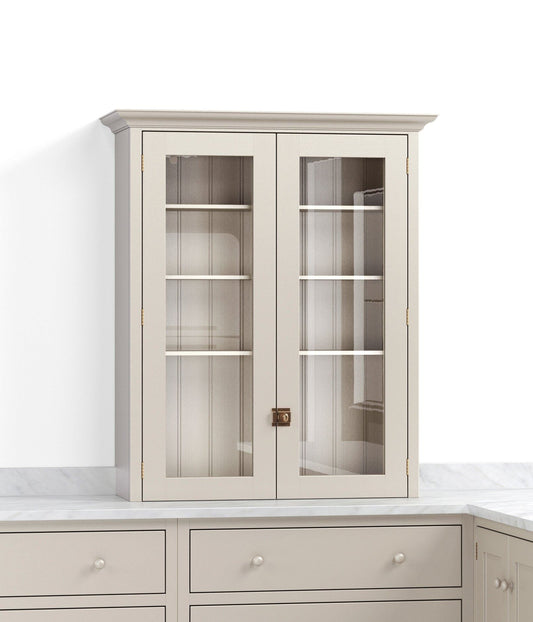 900mm Glazed Countertop Cupboard