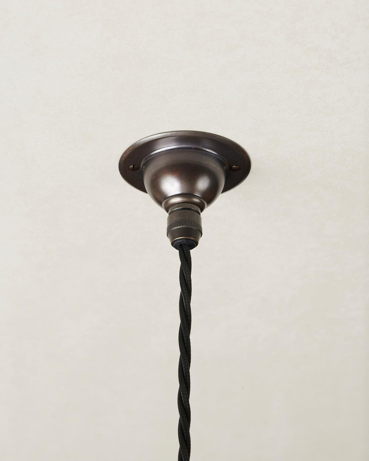 The Crackle Pendant Light - Small, Aged Bronze TEST