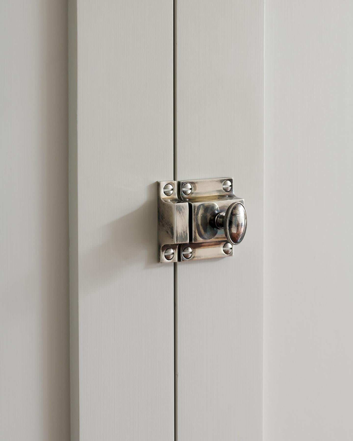The deVOL Classic Cupboard Catch - Antique Silver