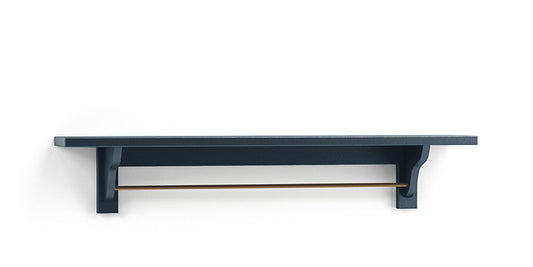 Shaker Shelf with Hanging Rail