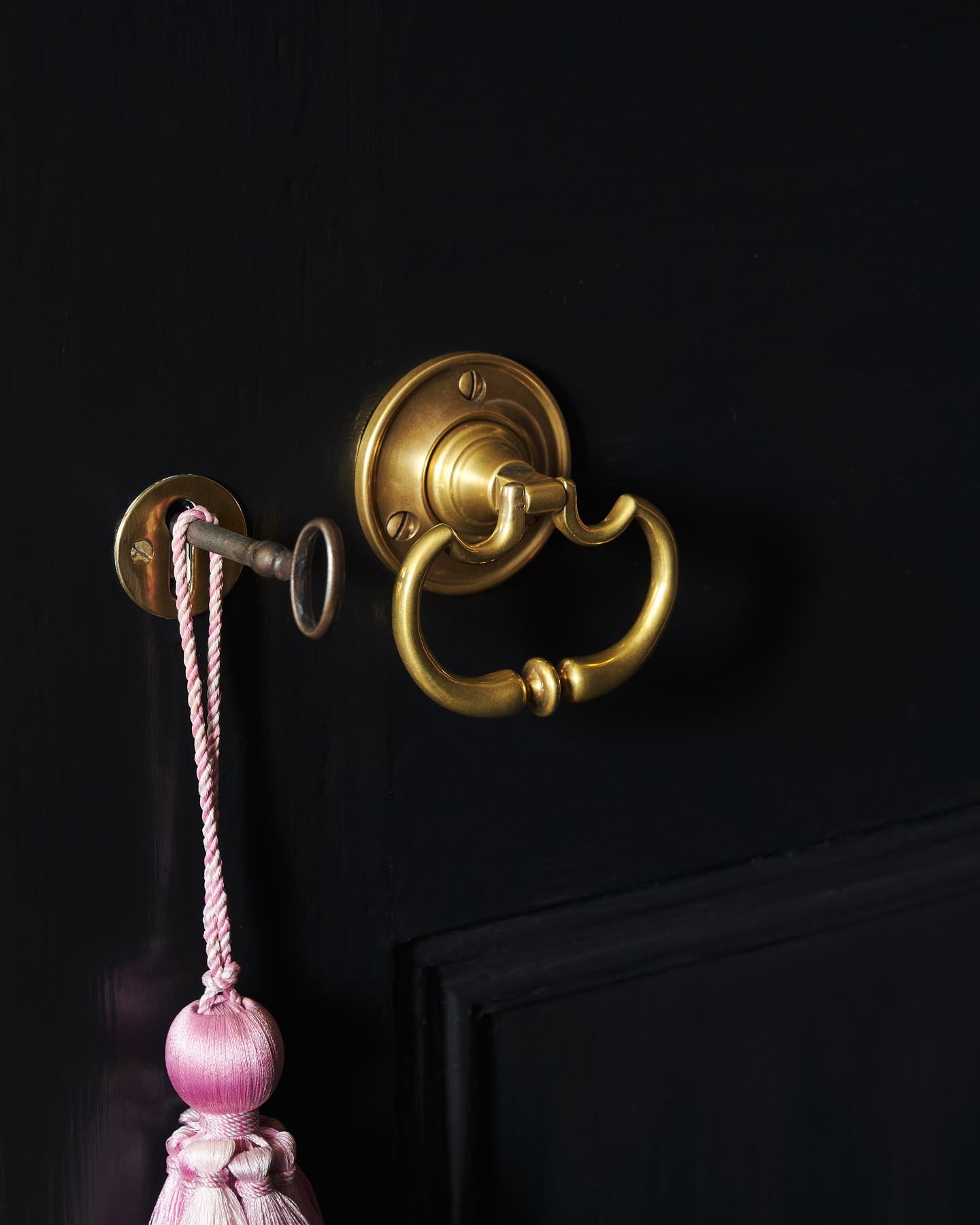 The Eglantine Drop Handle with Romilly Backplate