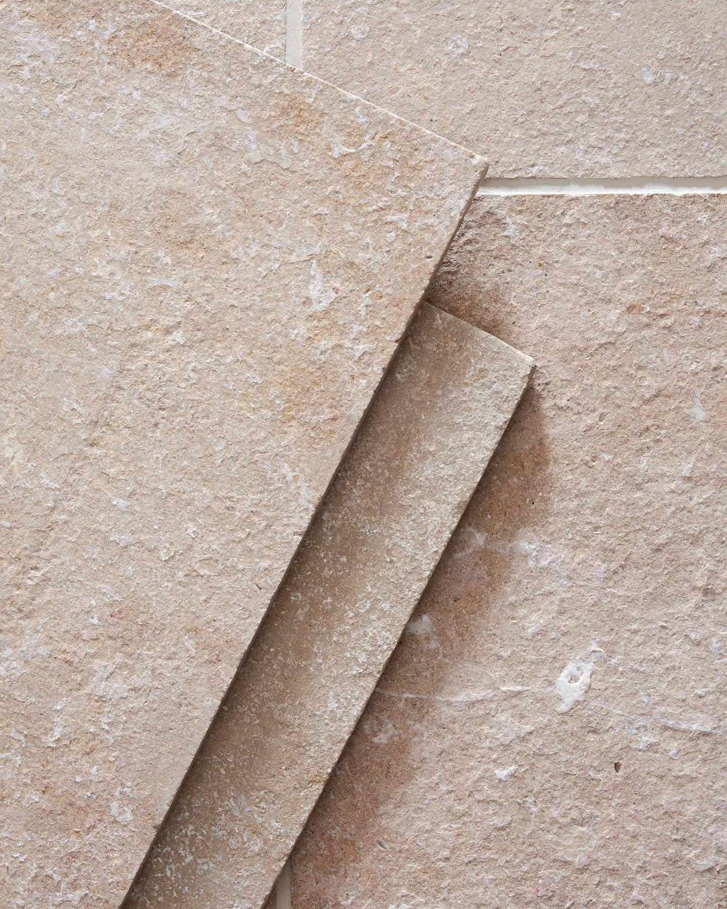 Zafar Etched Limestone - 600mm x free lengths (20mm thick)