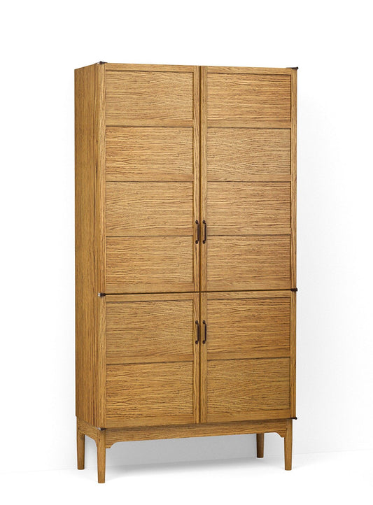 1100mm Freestanding Pantry with Panel Doors