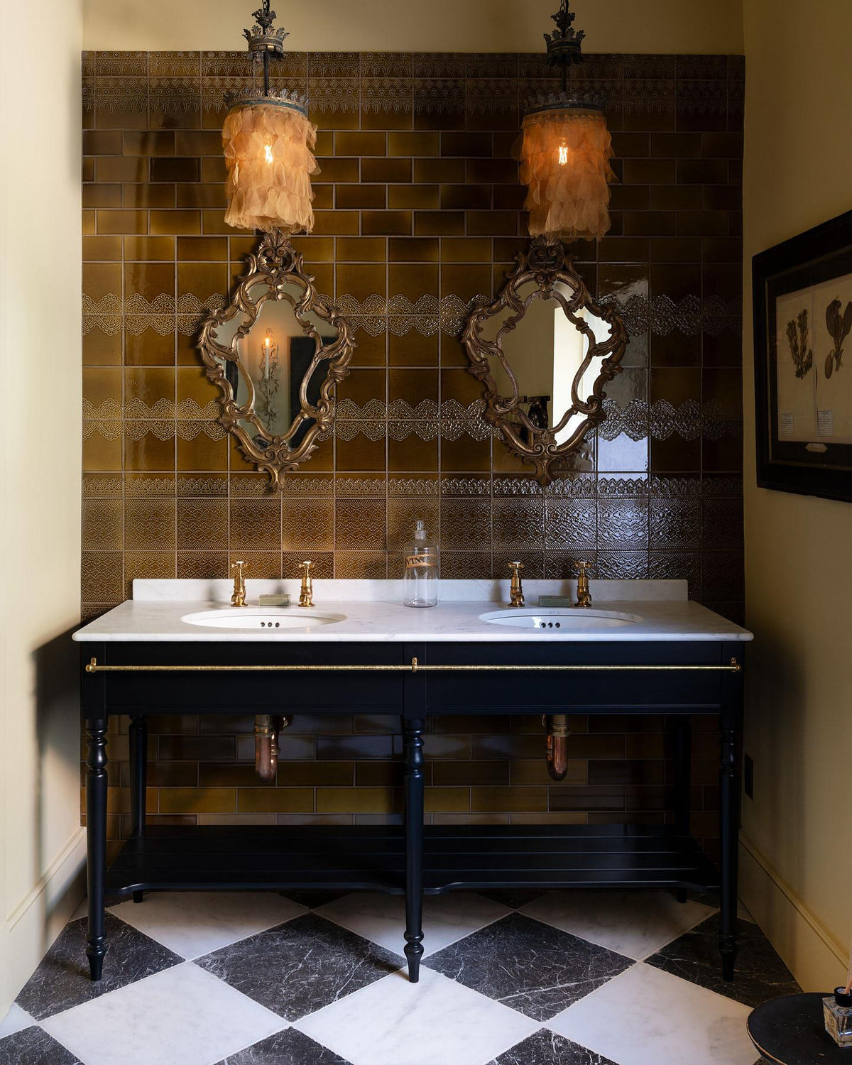 The Victorian Washstand with Mixer Tap - Twin, Princelet Pink, No Worktop TEST