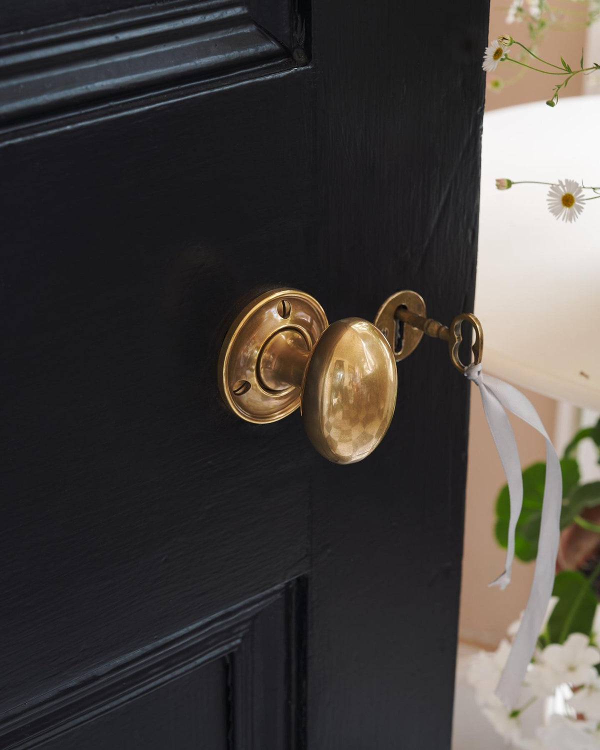 The Clothilde Doorknob with Romilly Backplate TEST