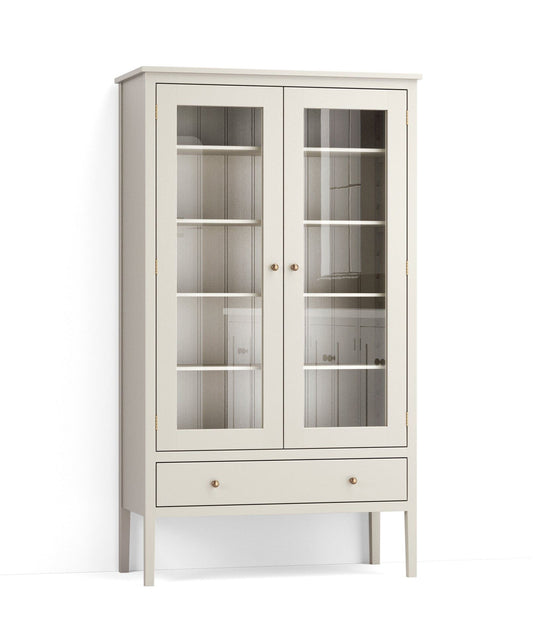 1000mm Glazed Upright Cupboard