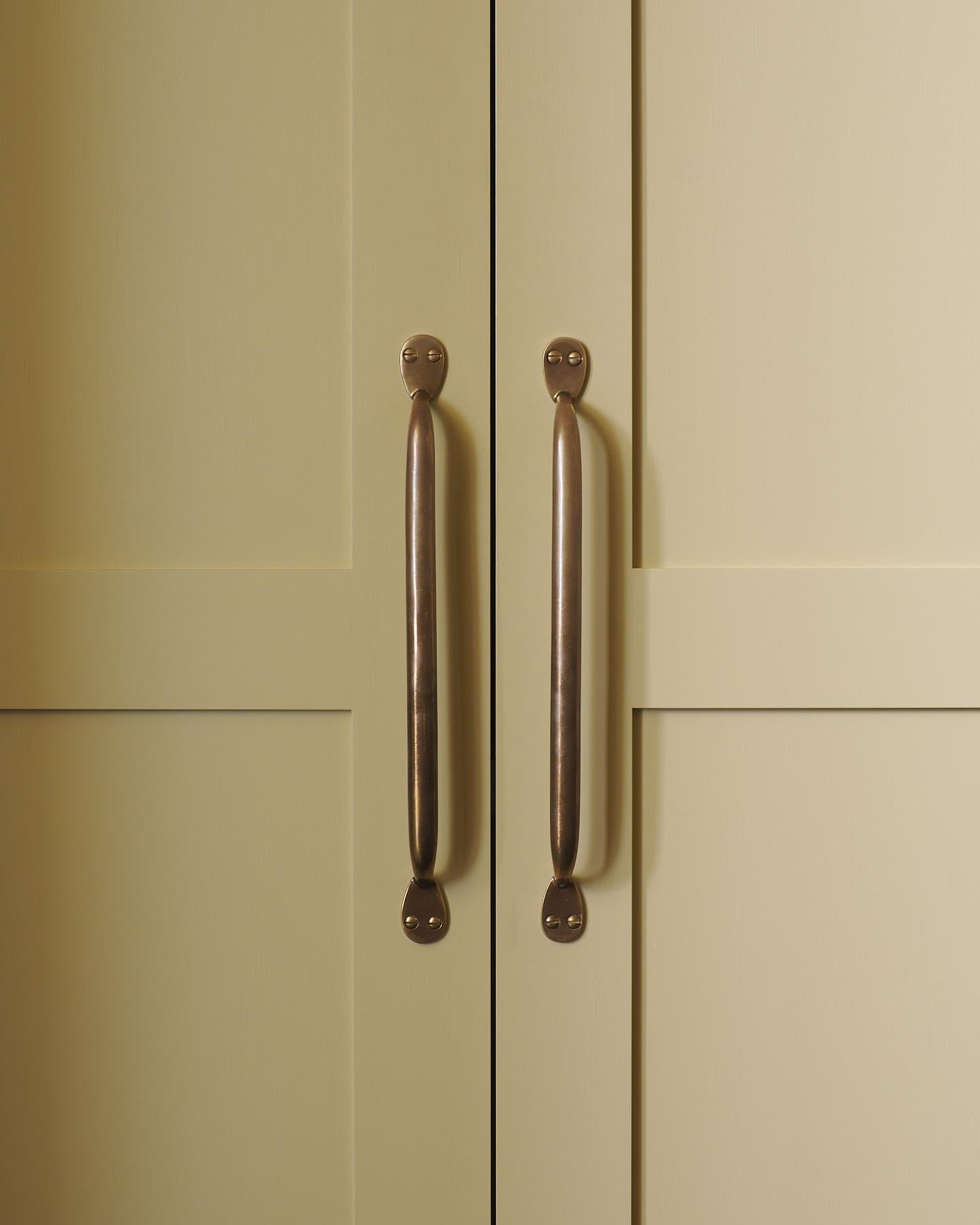 Aged Brass Pull Handle - Extra Large