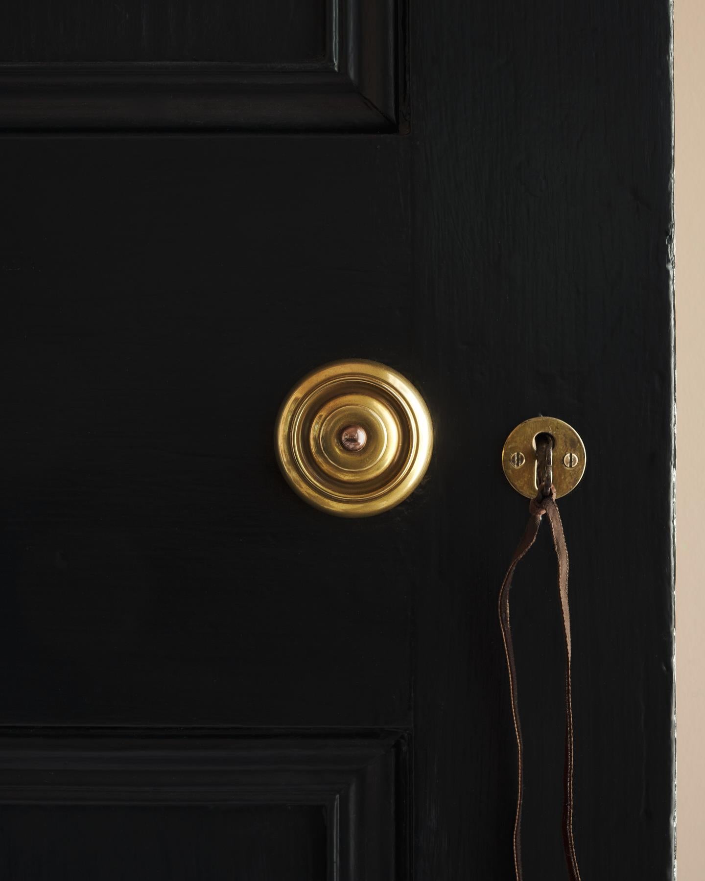 The Romilly Doorknob with Romilly Backplate