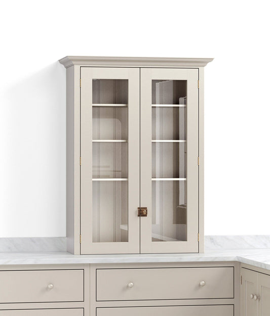 800mm Glazed Countertop Cupboard