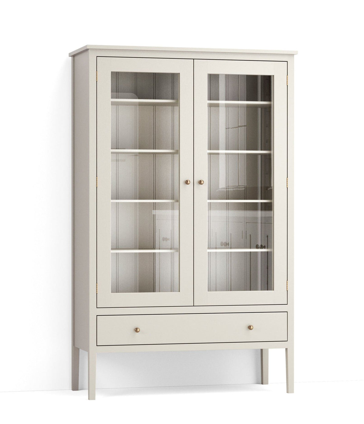 1100mm Glazed Upright Cupboard