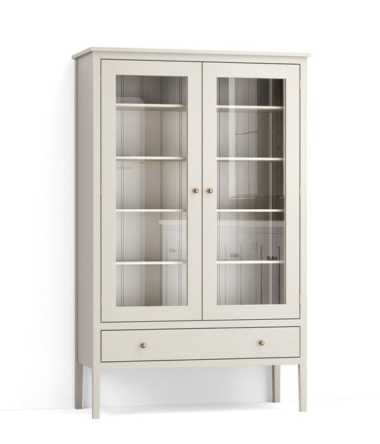 1100mm Glazed Upright Cupboard
