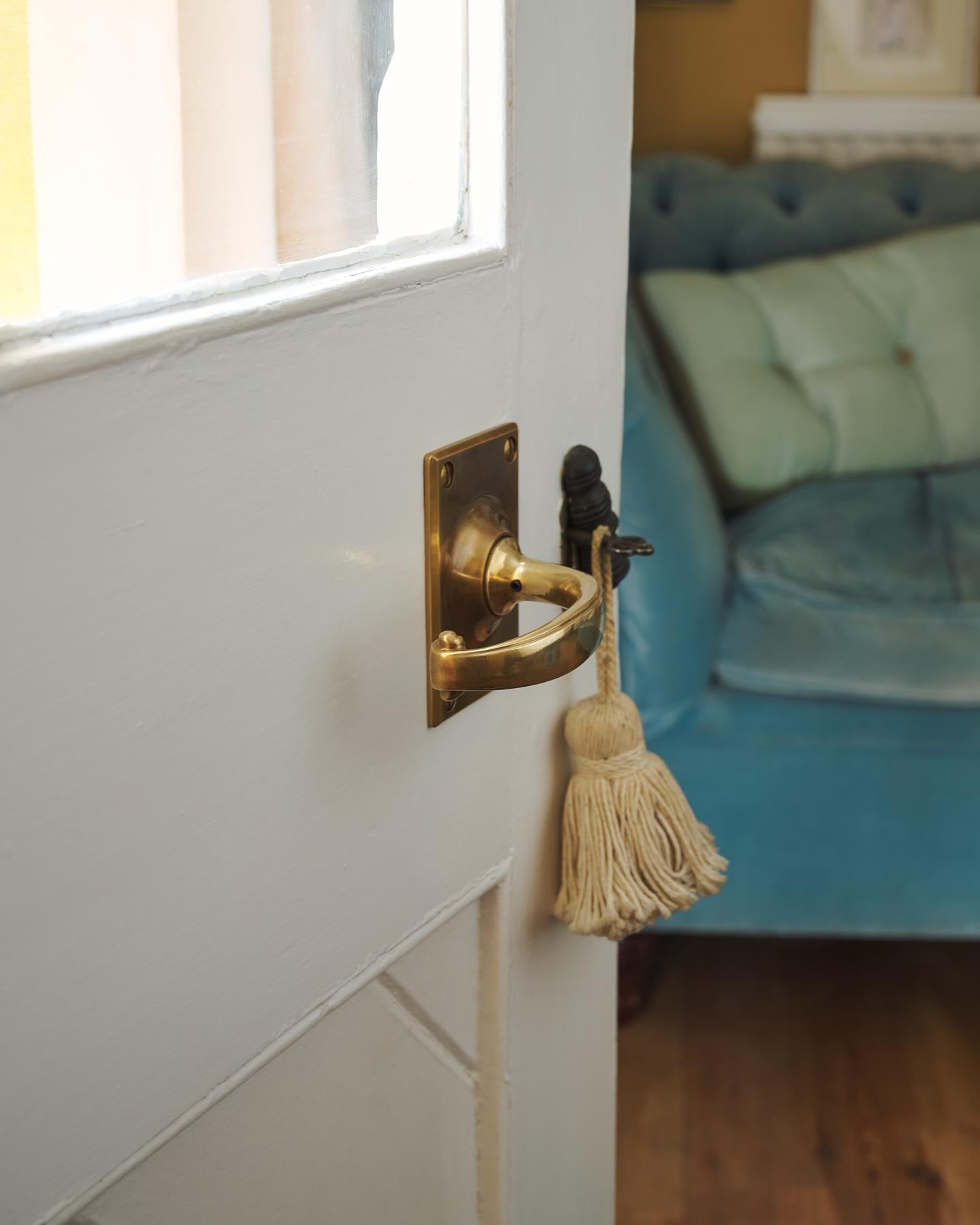 The Ottilie Door Handle with Ottilie Backplate