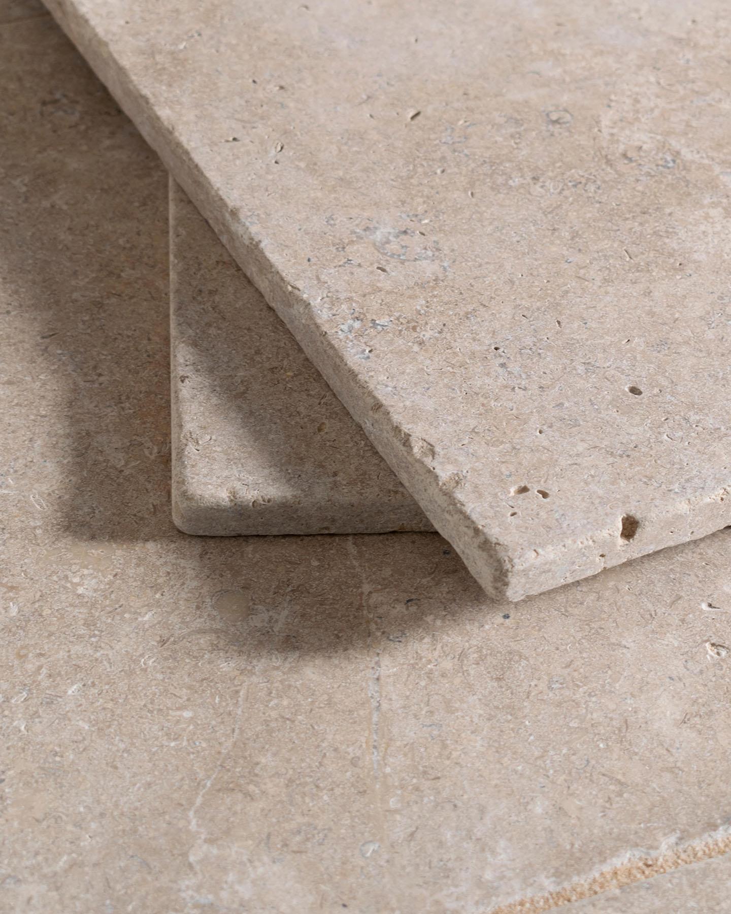 Dijon Tumbled Limestone - 600mm x 900mm (15mm thick)