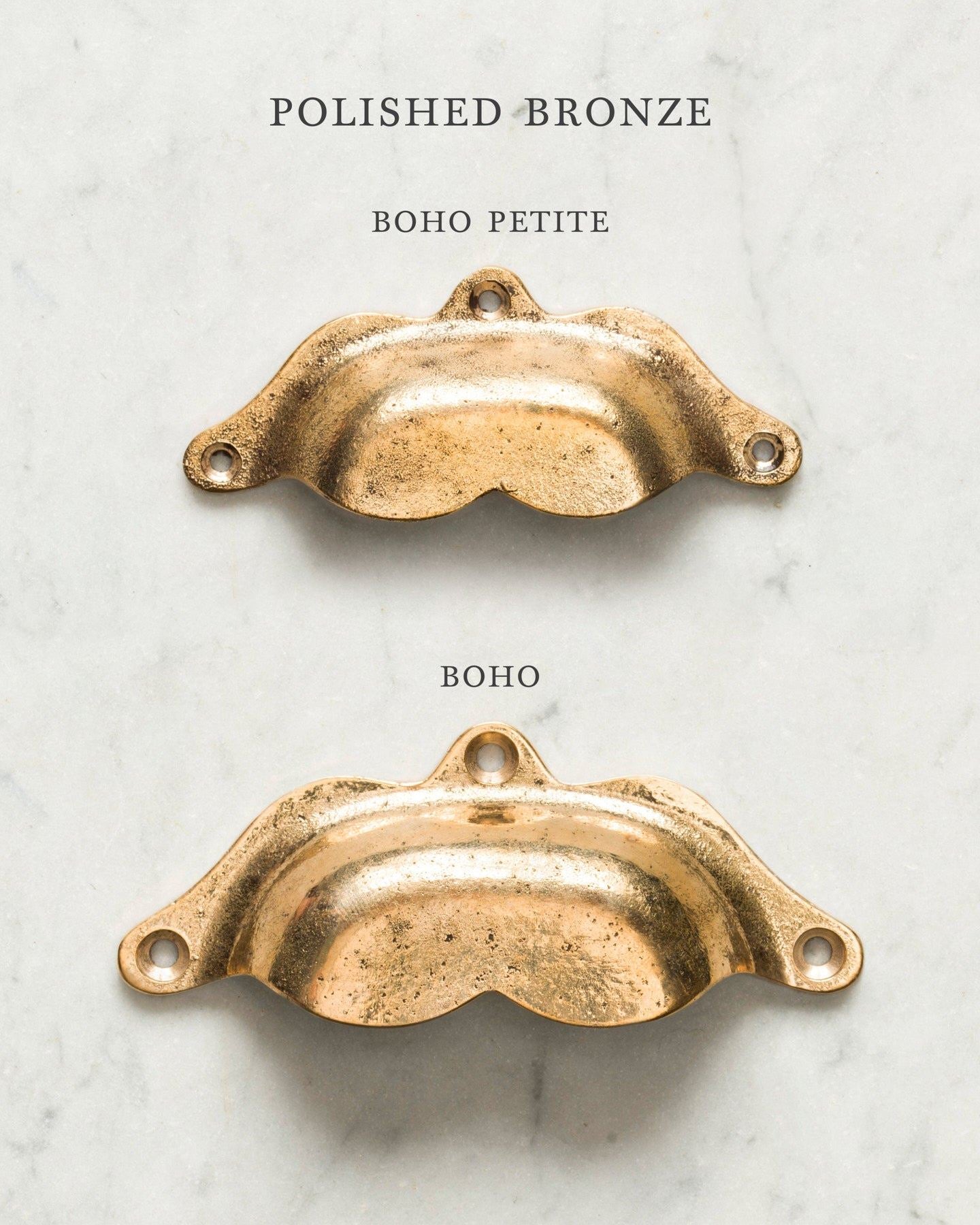 Polished Bronze Boho Handle