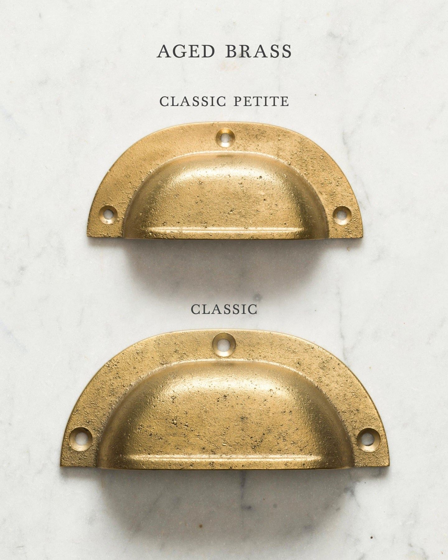 Aged Brass Classic Handle