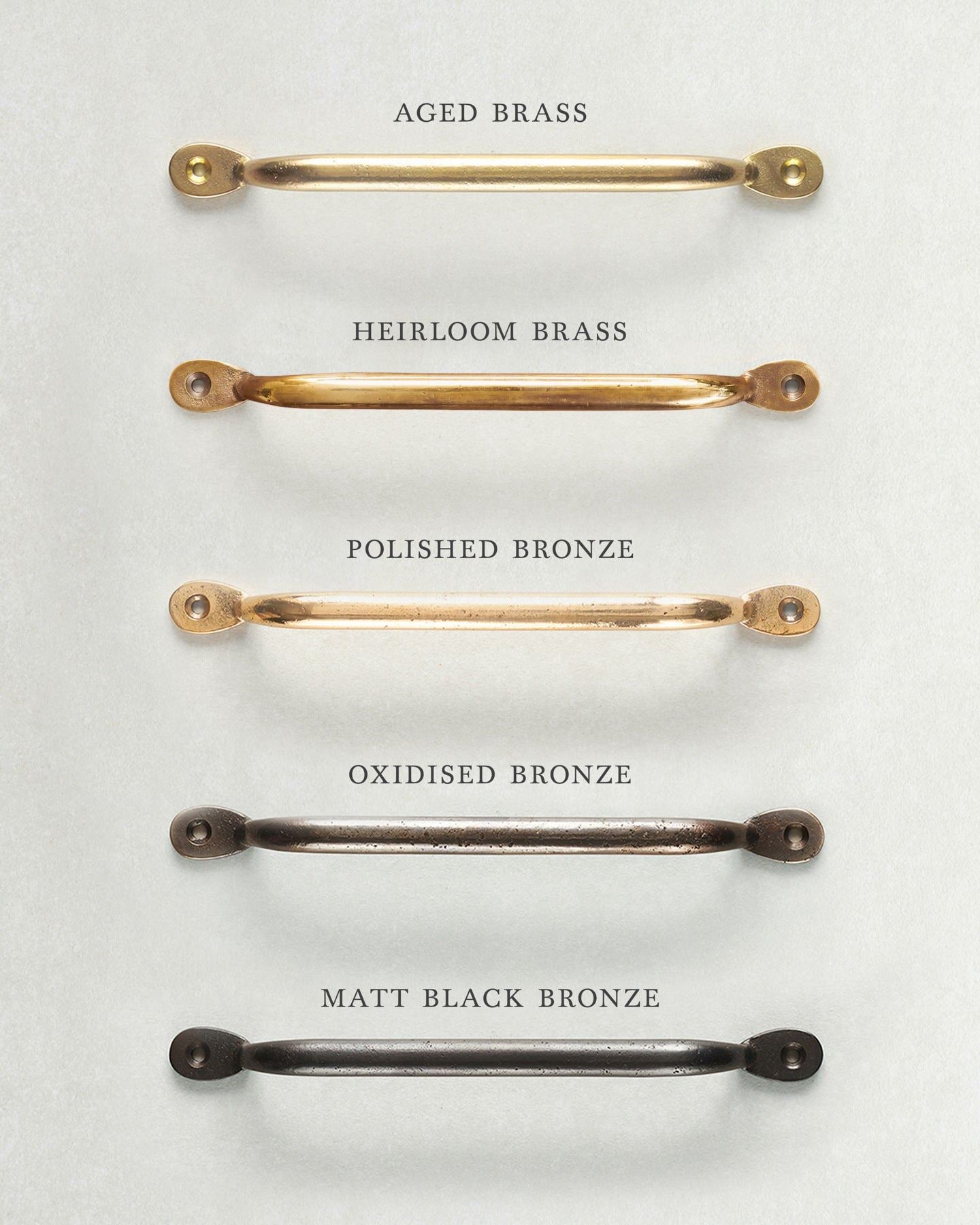 Oxidised Bronze Pull Handle - Large