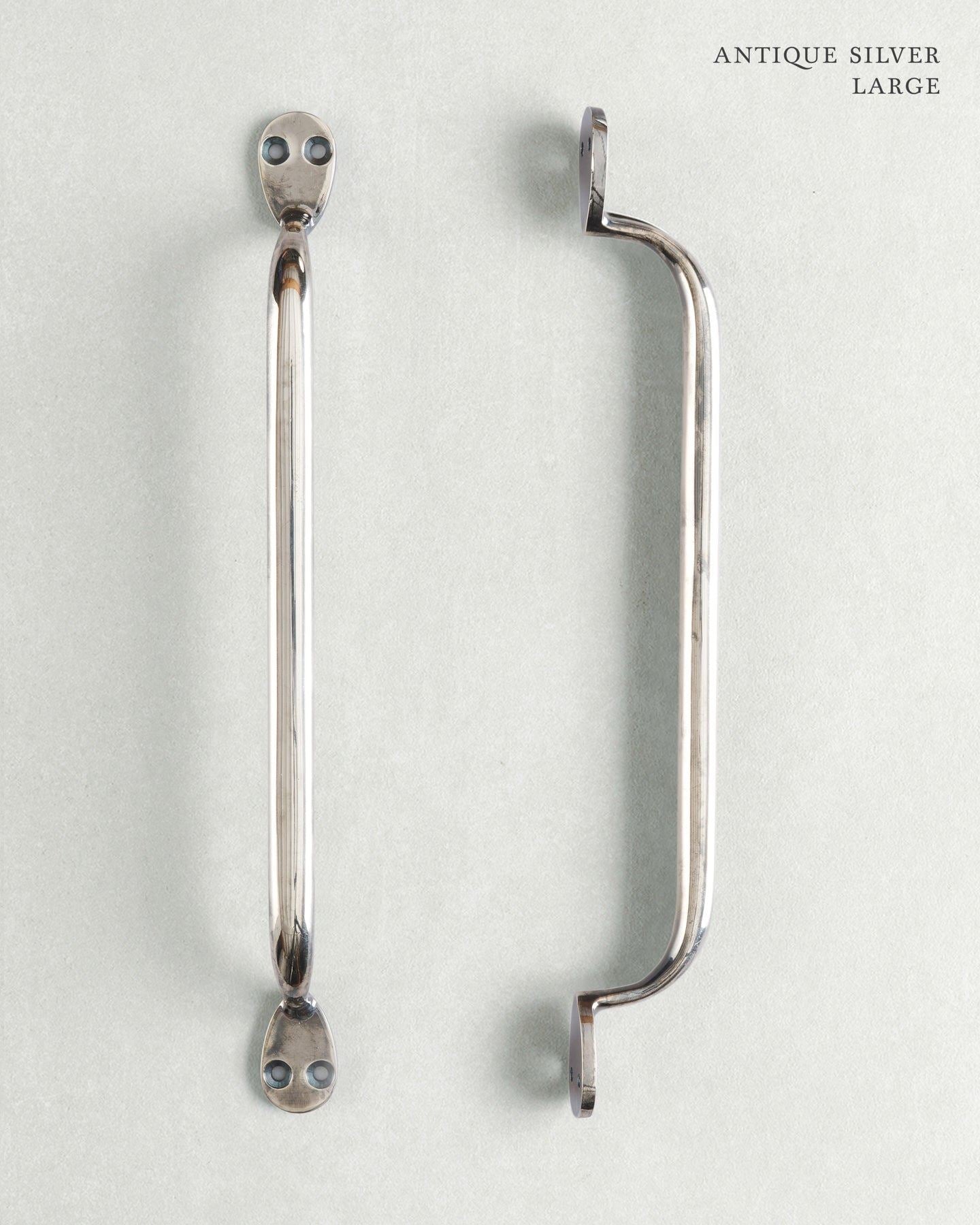 Antique Silver Pull Handle - Large