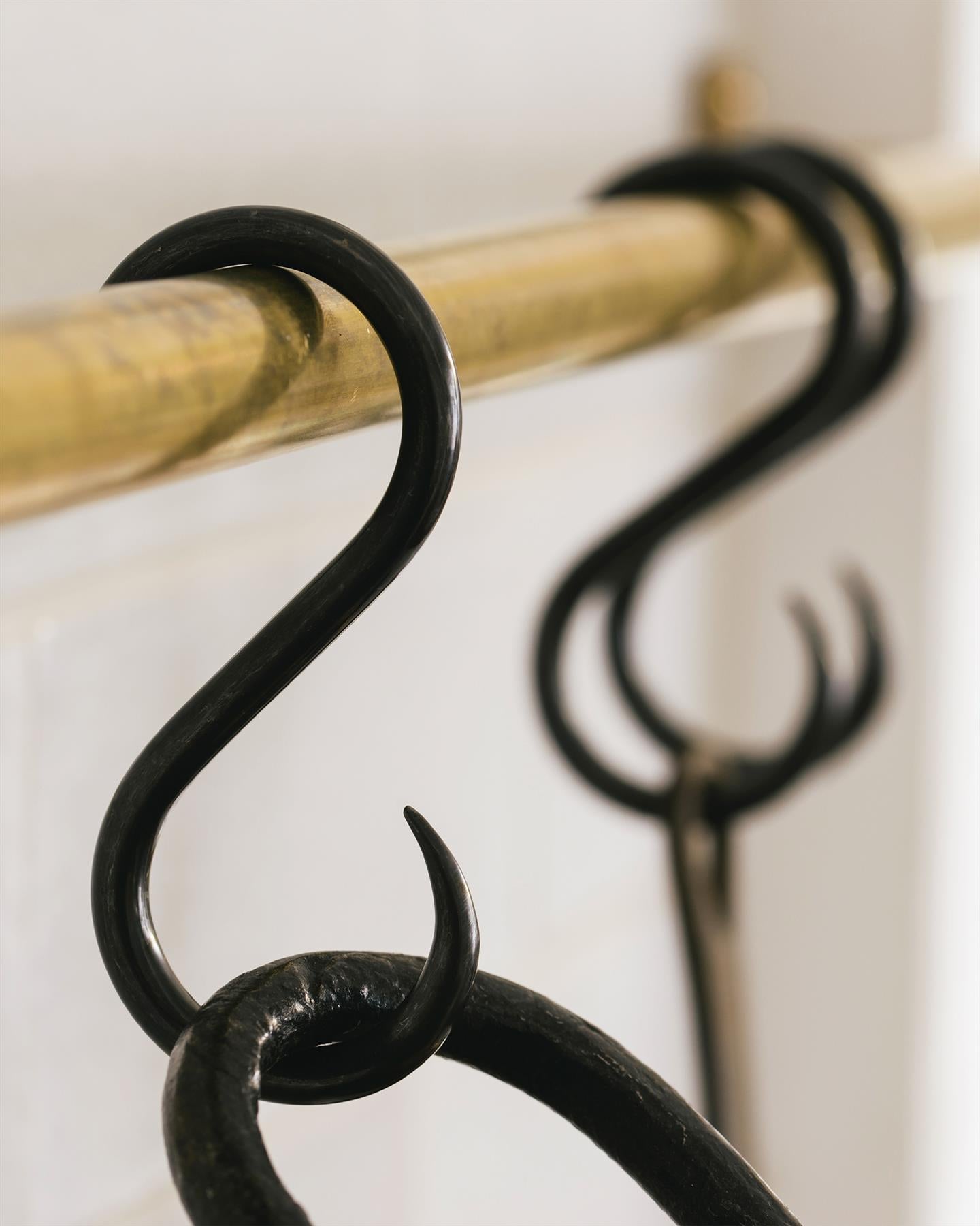Oxidised Brass S Hook