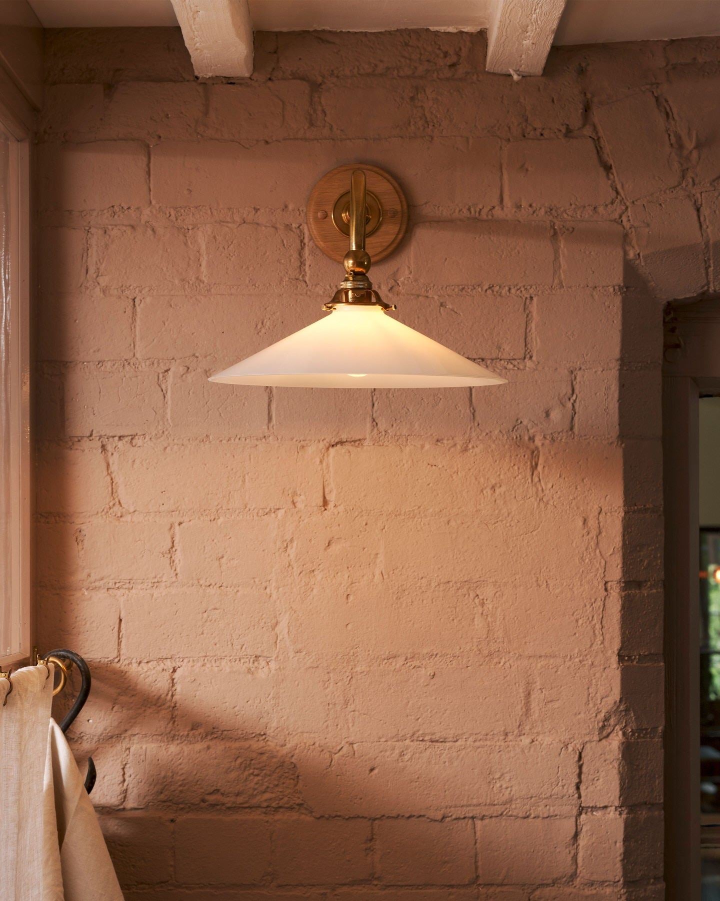 The Heirloom Task Light with Milk Glass Shade - Large