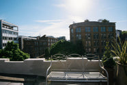 A beautiful rooftop view from deVOL St. John’s Square, overlooking Clerkenwell in London.