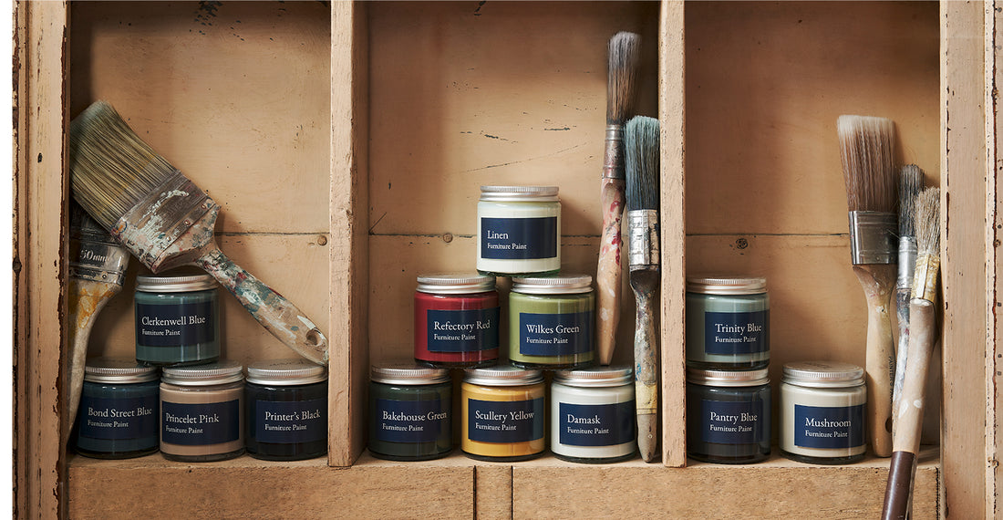 Furniture Paint 120ml Jars (Pack of 4)