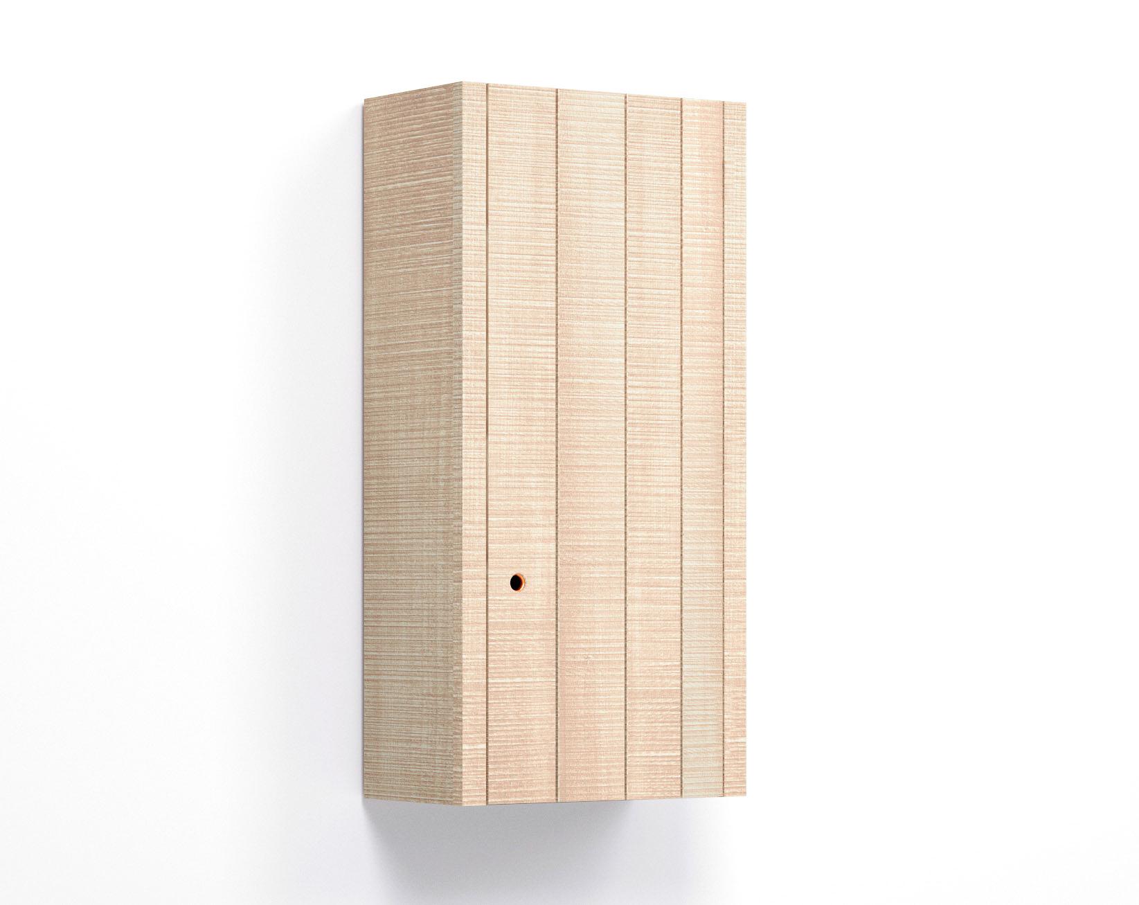 A render of a wall cupboard from deVOL's Sebastian Cox range.