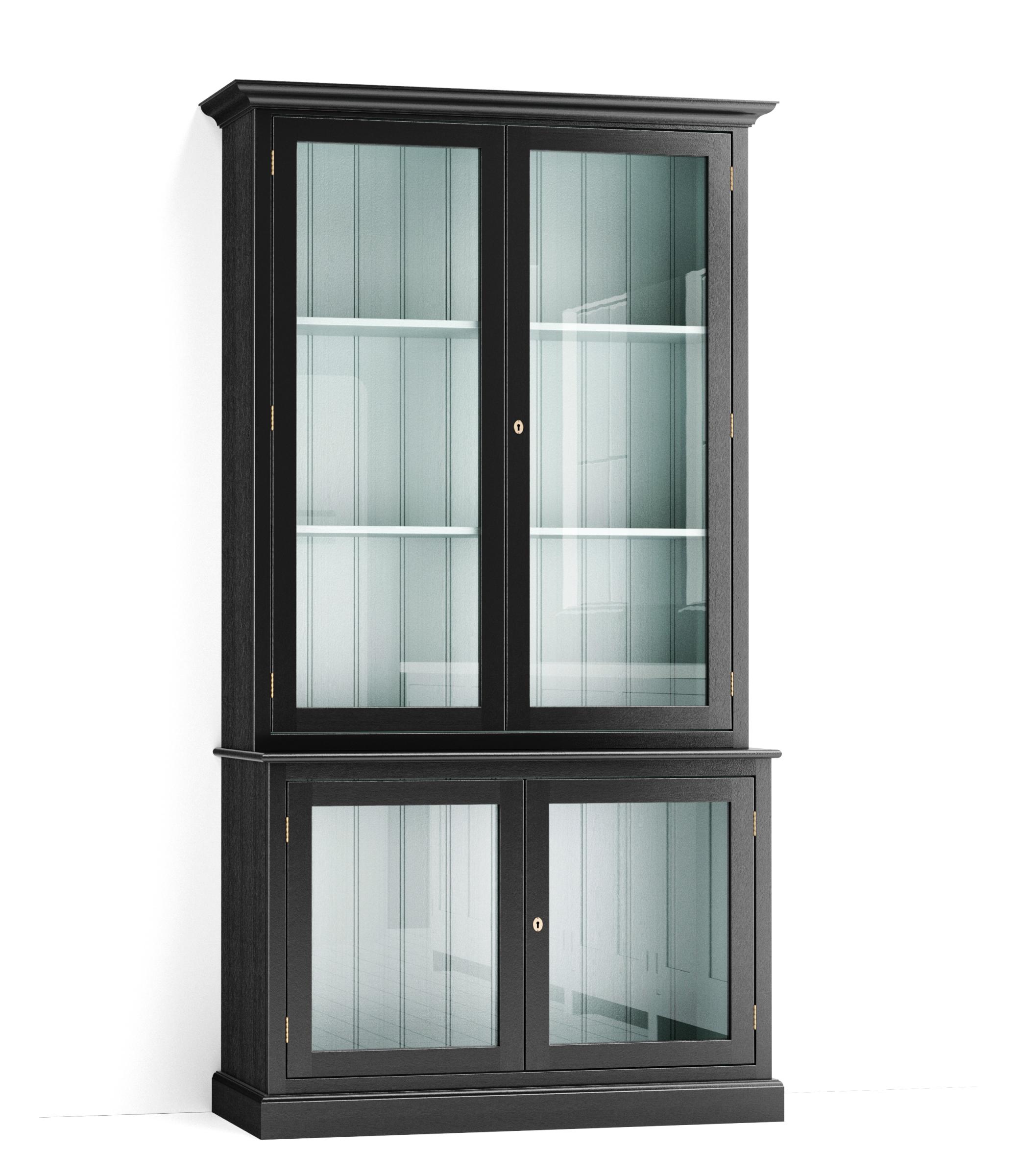 A render of a Curiosity Cupboard from deVOL's Real Shaker range.