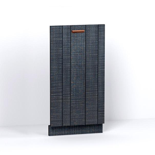 A render of an integrated dishwasher fascia from deVOL's Sebastian Cox range.