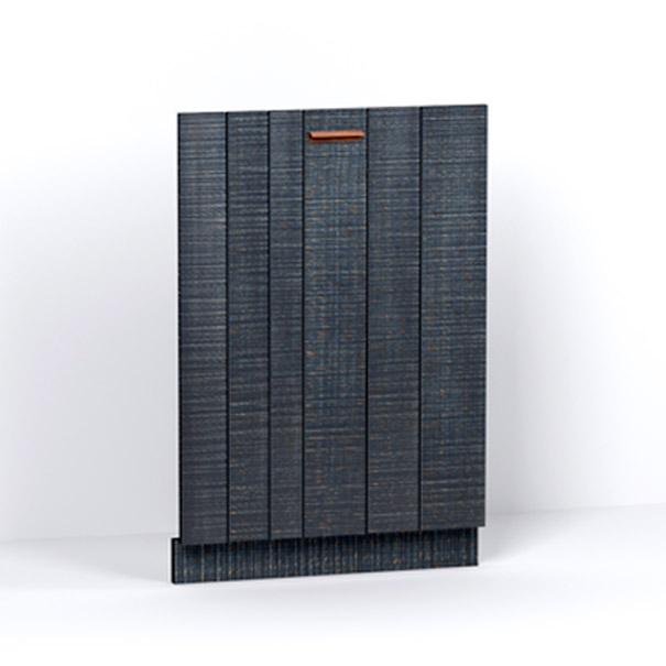 A render of an integrated dishwasher fascia from deVOL's Sebastian Cox range.