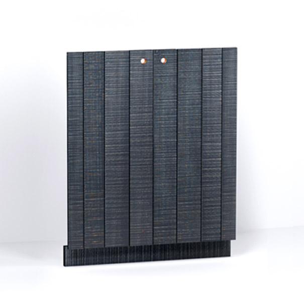 A render of an appliance fascia from deVOL's Sebastian Cox range.