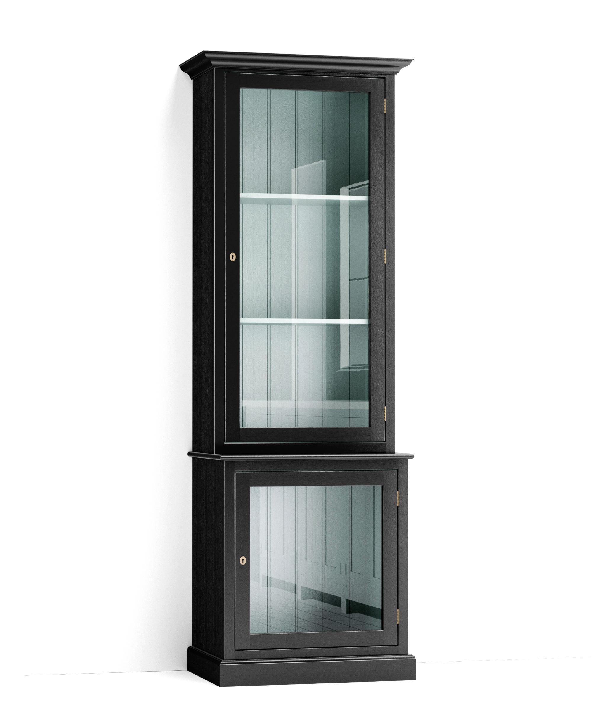 A render of a Curiosity Cupboard from deVOL's Real Shaker range.