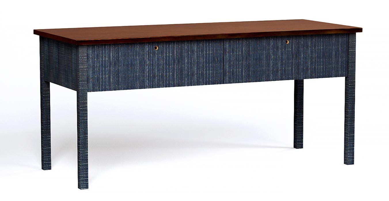 A render of a prep table from deVOL's Sebastian Cox range.