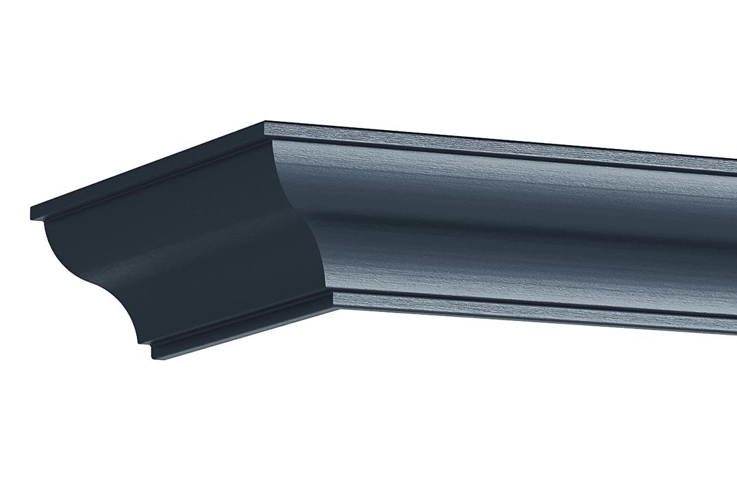 A render of a section of cornice from deVOL's Real Shaker range.