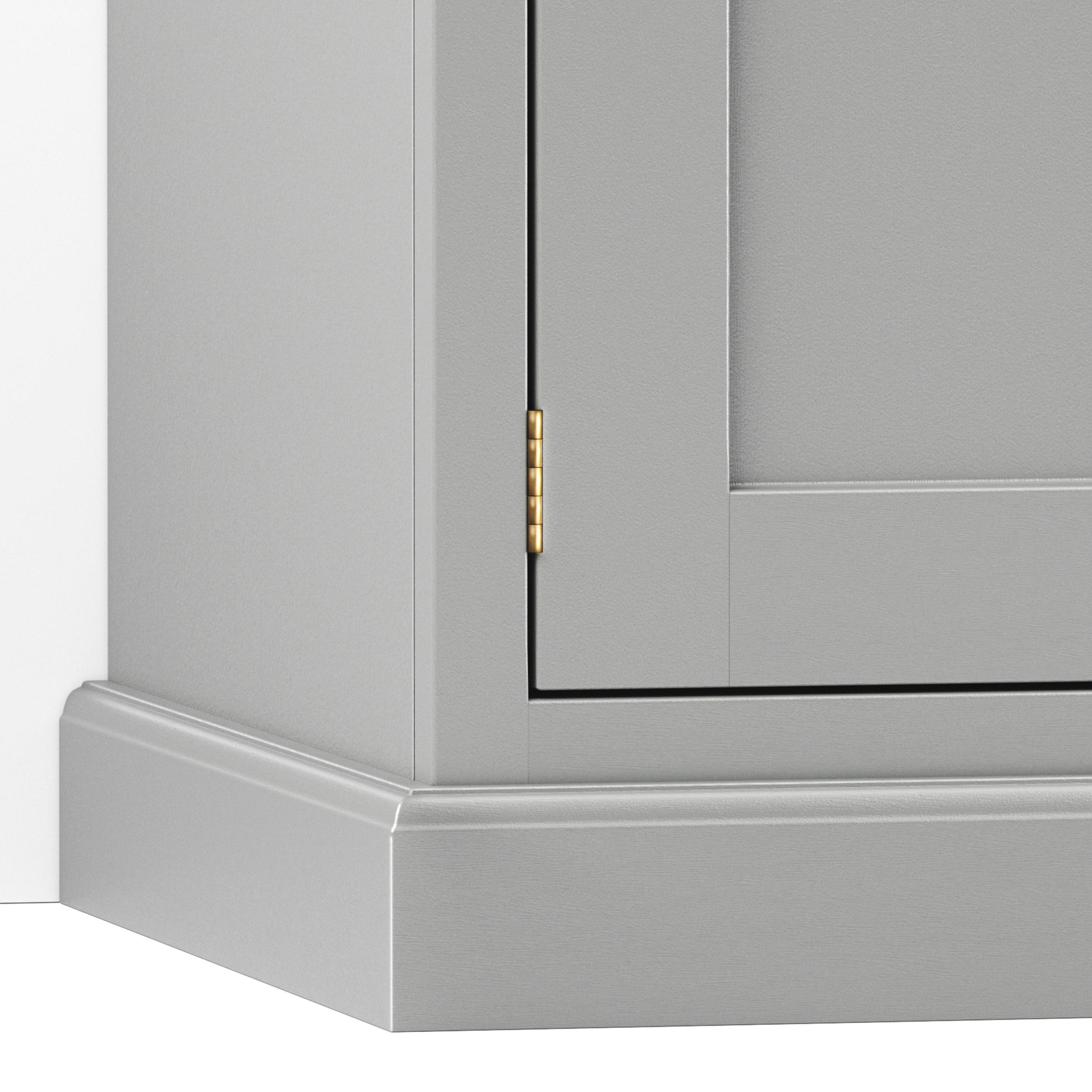 A render of a section of skirting from deVOL's Real Shaker range.