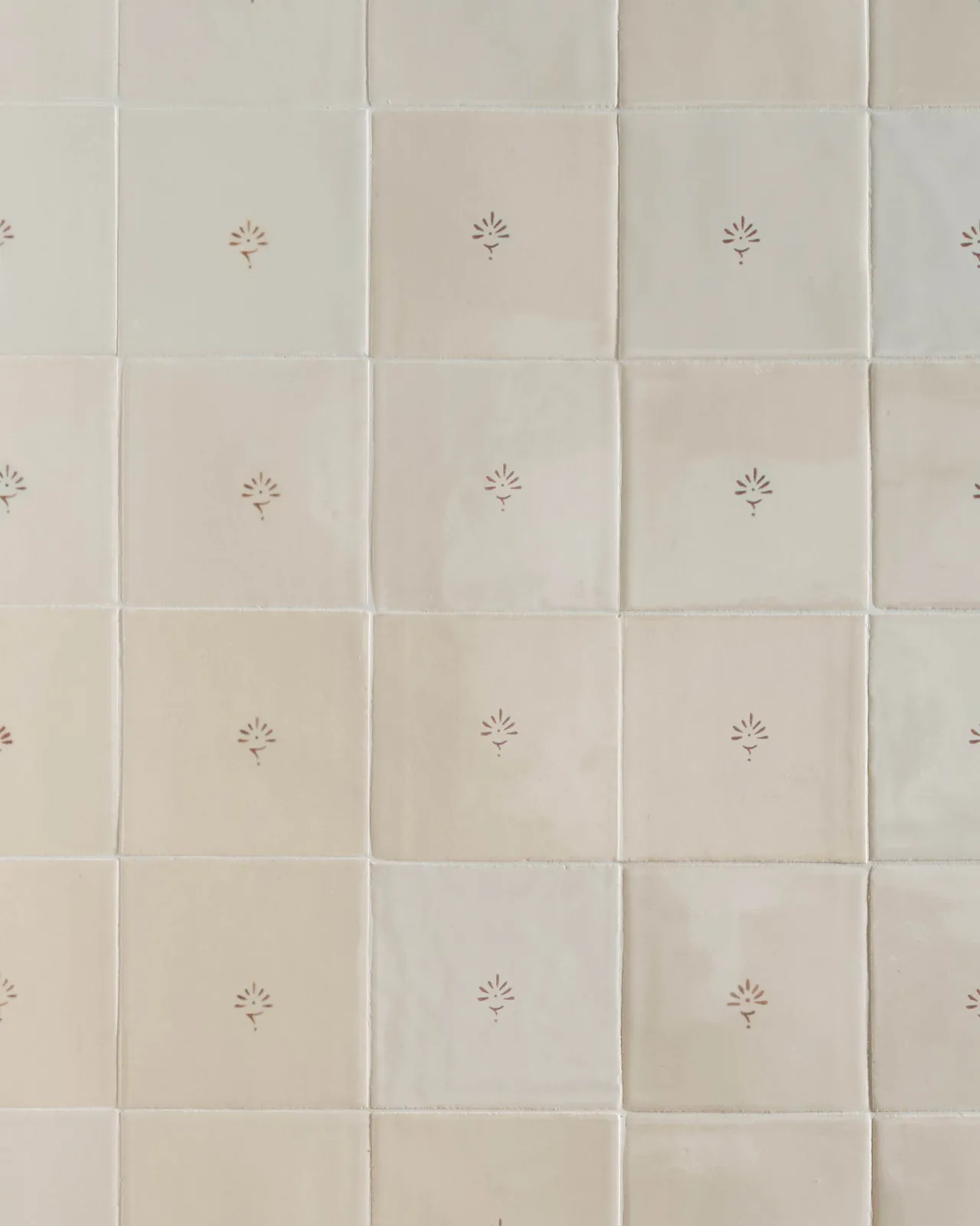 Ditsy Tiles in Sepia.